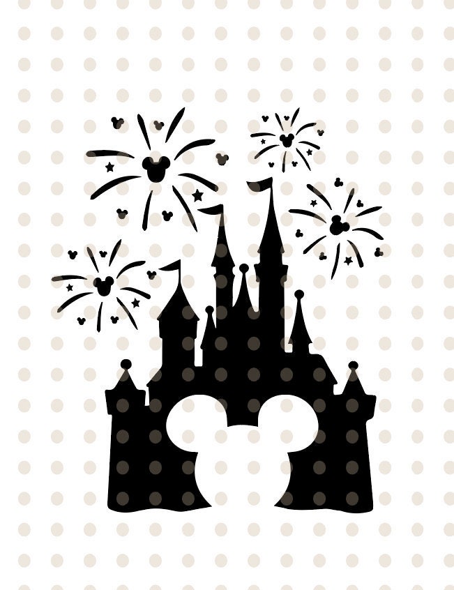 Free Free 126 Fireworks Cricut Disney Castle Svg SVG PNG EPS DXF File