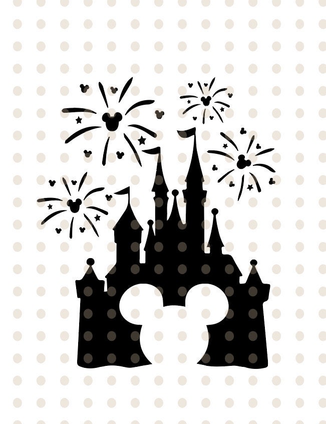 Download Disney Castle svg Disney Castle Fireworks svg Disney ...