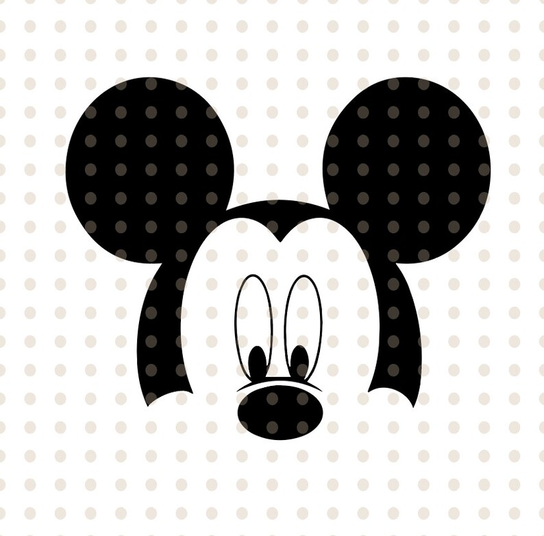 Download Clip Art Mickey Minnie Mouse Layered Head Face Svg Png Vector Cut File Cricut Silhouette Cameo Vinyl Decal Disney Printable Tshirt Transfer Art Collectibles