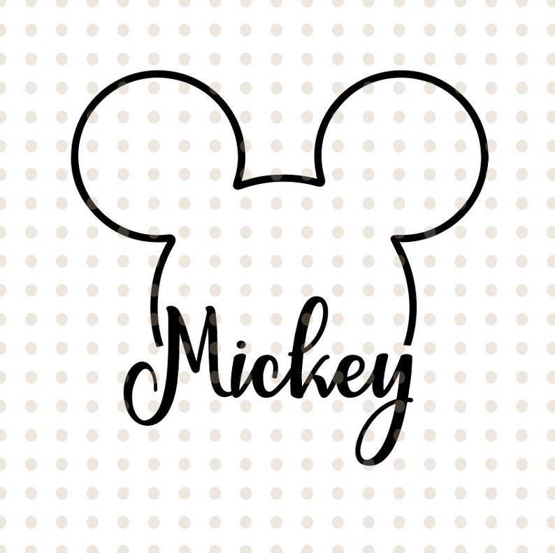 Free Free 269 Disney Mickey Mouse Head Svg SVG PNG EPS DXF File