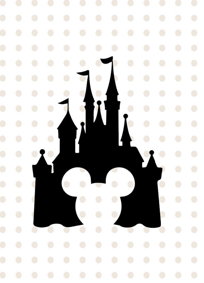 Free Free 108 Disney Castle Silhouette Svg SVG PNG EPS DXF File