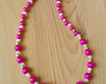 Sweetheart Pink Summer Necklace