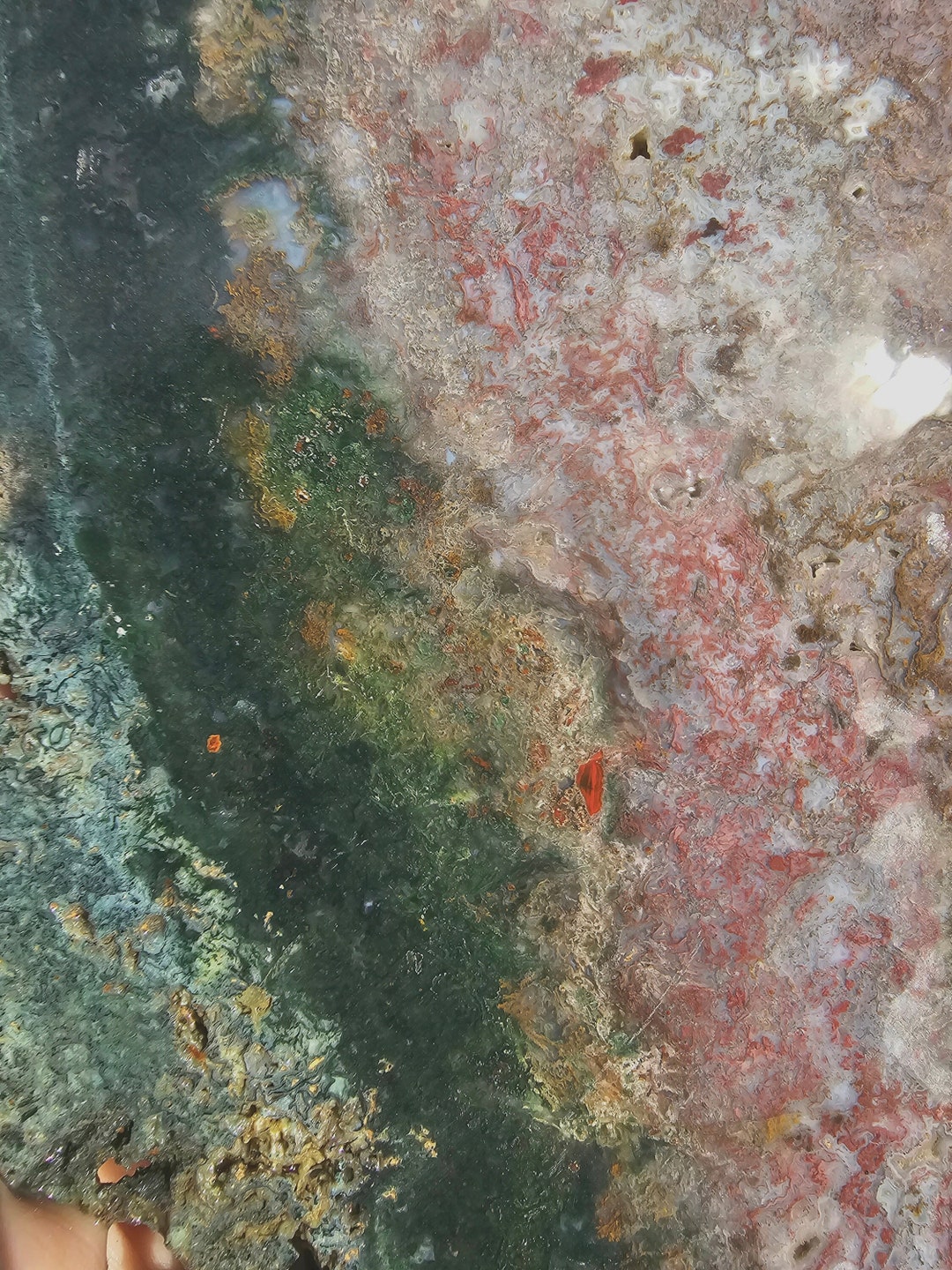 Unknown Unpolished Jasper Slab - Etsy