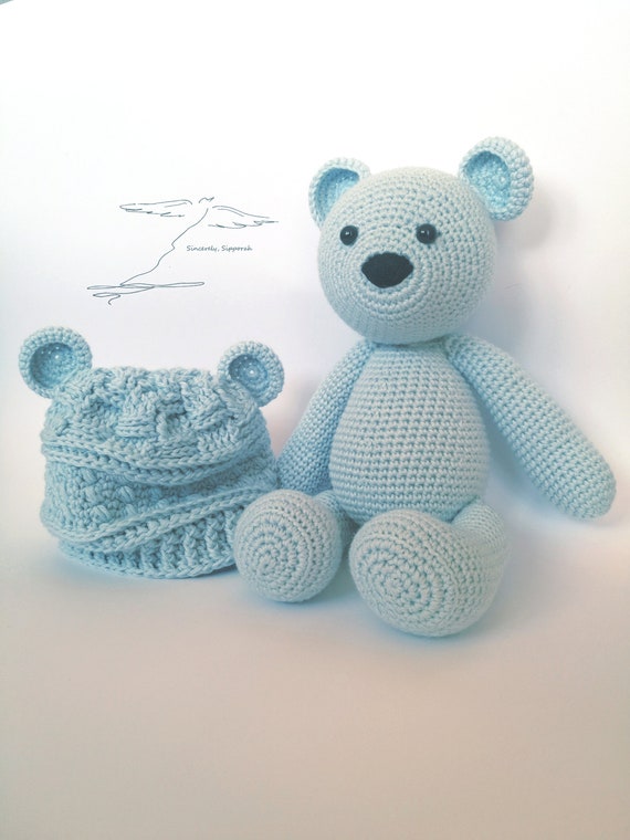 baby blue teddy bear