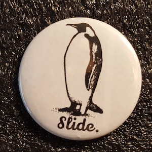 The Narrator&#39;s Power Animal Pin -- 2.25in and 1.25in Fight Club Inspired Pinback Buttons