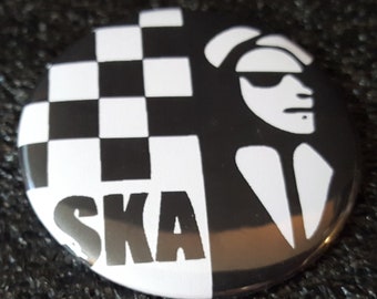 Ska Two-Tone - pinback button 2.25"