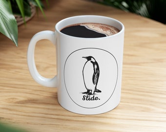 Pinguin Krafttier Becher - Fight Club inspiriert Keramikbecher
