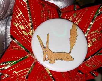 Little Prince Fox Pin – Literary Button for Book Lovers (1.25 inch)