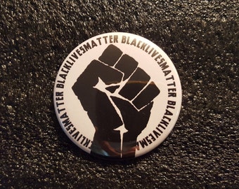 Black Lives Matter pinback button 2.25"