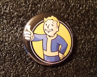 Fallout - Vault Boy - pinback button 2.25"