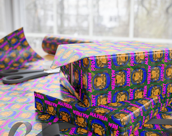 Project Mayhem inspiriertes Geschenkpapier | Space Monkey Geschenkpapier