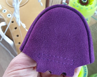 Ochraniacze palców z zamszu w kolorze ultrafioletowym do rolek