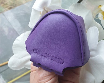 Smooth leather violet toe guards for roller skates