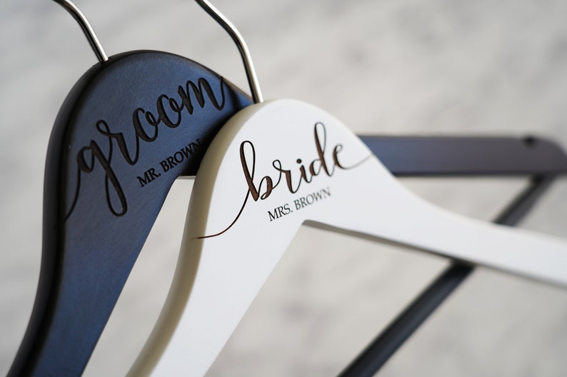 Set of 2 Personalized Hangers