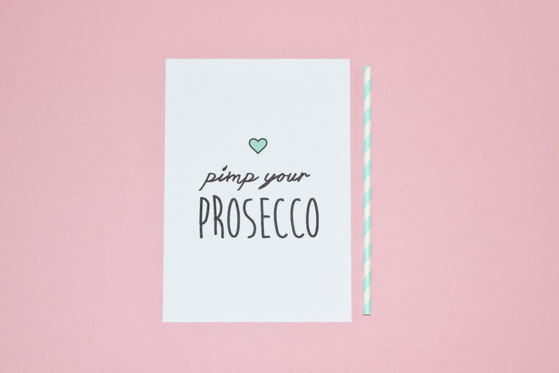 Pimp Your Prosecco Bar Sign Wedding Drinks Table Sign Etsy
