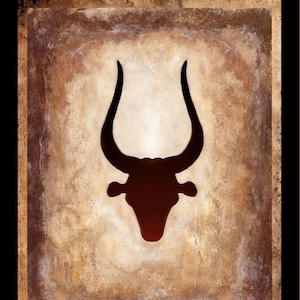 Il toro di Minosse - Stampa digitale su carta Velvet 300gr firmata dall'artista, antica Grecia, mitologia