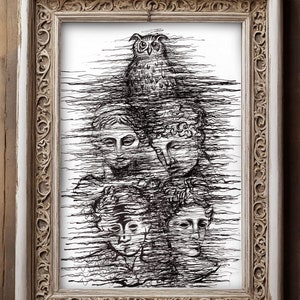 Lovers in Attica - Giclee art print on Hahnemühle Photo Matt Fibre  warm-white 200 g paper (Unframed)  signed by the artist