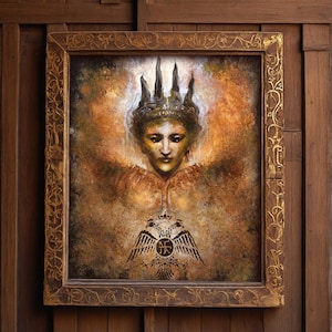 Theodora -  Giclee art print on Hahnemühle Photo Matt Fibre warm white 200 g paper (Unframed)  signed by the artist,Byzantium
