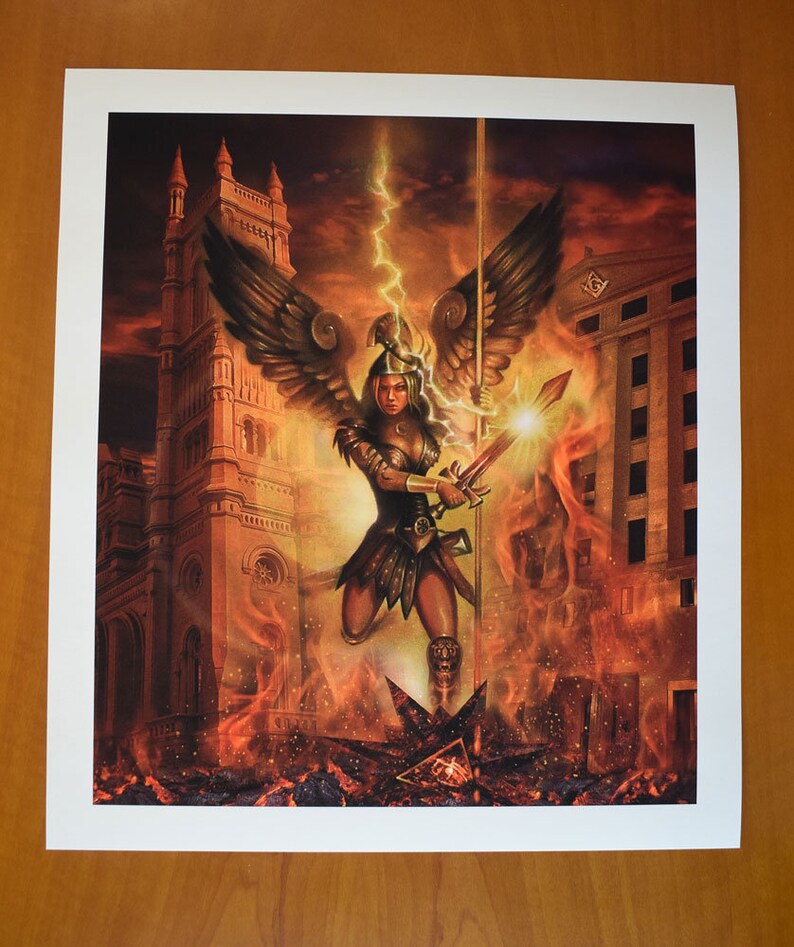 Nemesis (goddess of Revenge) Giclee Art Print on Hahnemühle Photo Matt ...