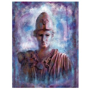 Dea Atena - Stampa Digitale, Carta Fotografica Satinata Premium 300 gm - Antica Grecia
