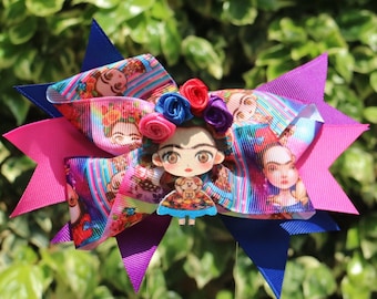 Fiesta Mexicana Girl Birthday Bow- Mexican Hairbow
