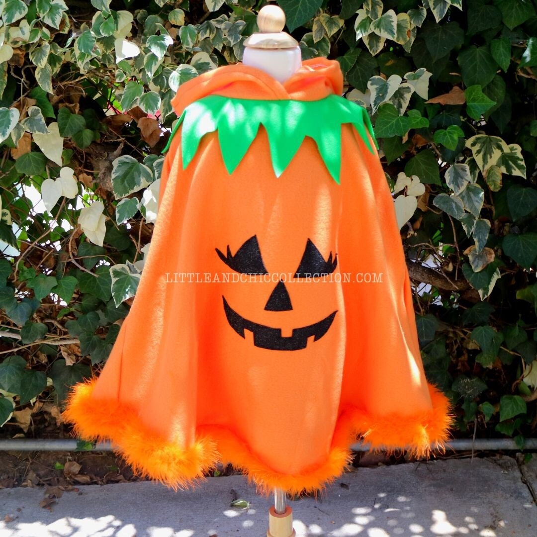 Classic Glitter Jack O'lantern Pumpkin Halloween Poncho - Etsy