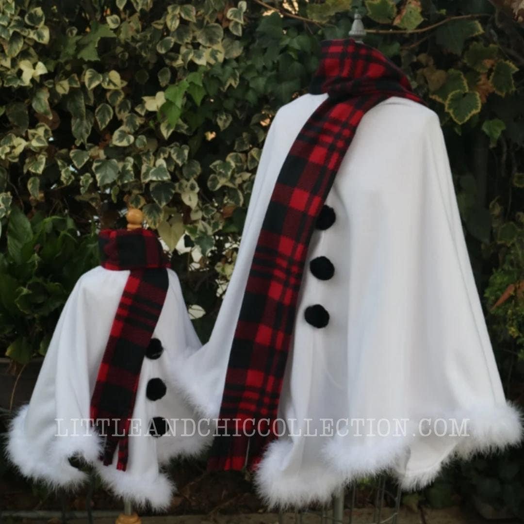 Snowman poncho sweater deals
