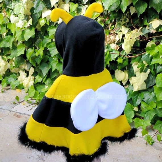 Bumblebee Hooded Cape Black & Yellow Child Bumblebee Hooded Cape Black & Yellow Child