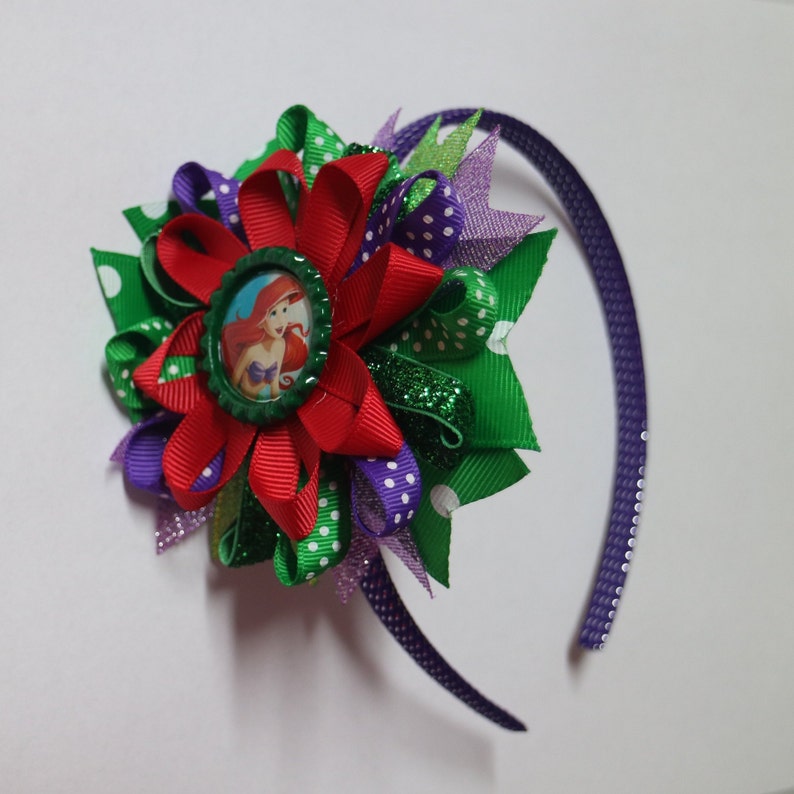 Princess Ariel Headband The Little Mermaid Birthday Headband Disney Headband
