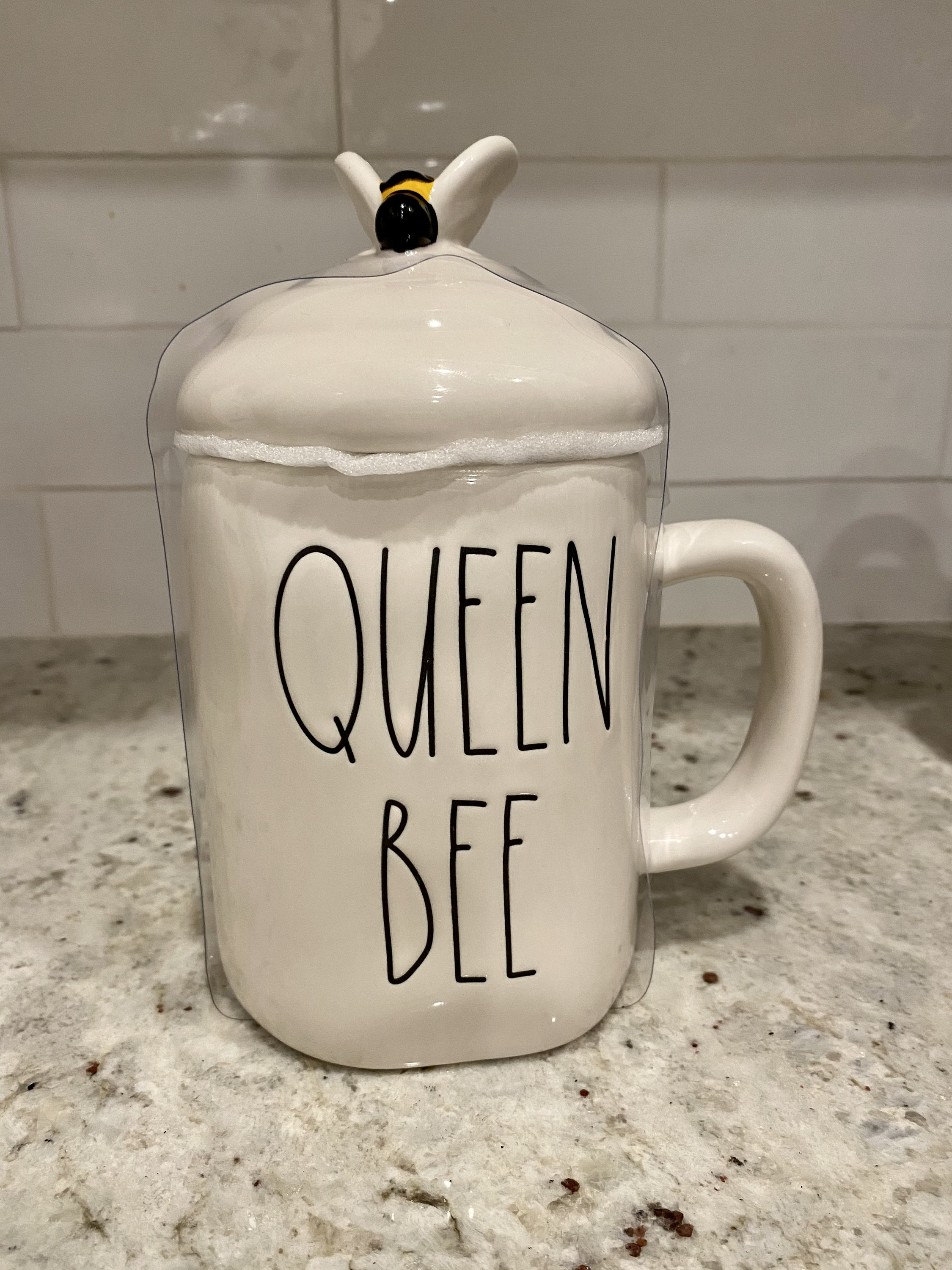 Rae Dunn queen Bee Mug With Topper Etsy Canada