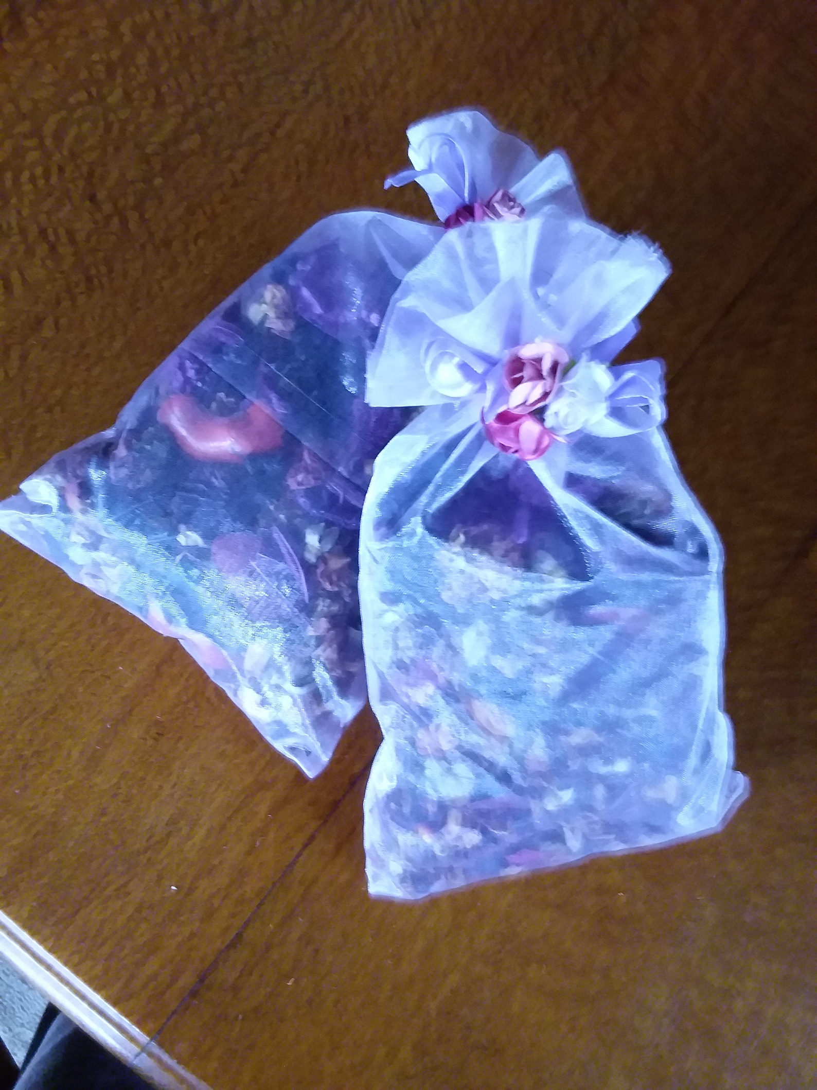 Lavender Potpourri Bag Room or Drawer Fragrance Bags Organza Etsy