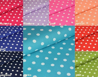 Cotton fabric, dots