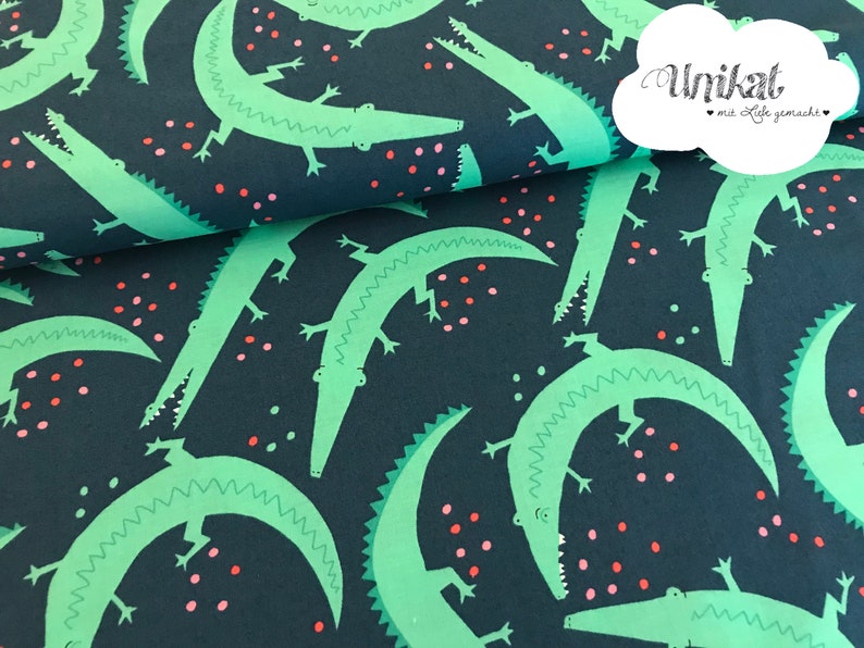 crocodiles Cotton fabric Everglades