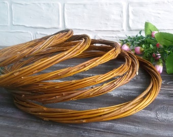 Willow Dreamcatcher Hoops, Natural Twig Wreath, DIY Craft Supplies (Set of 4)