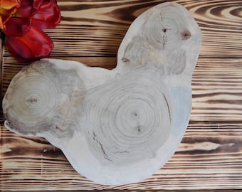 Rebanada de madera grande: Centro de mesa rústico de 16", Material de carpintería
