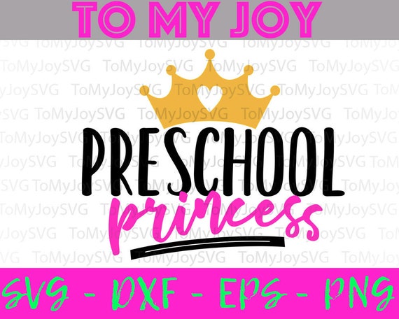 Download Preschool Princess Svg Crown Prek First Day Of School Back Etsy