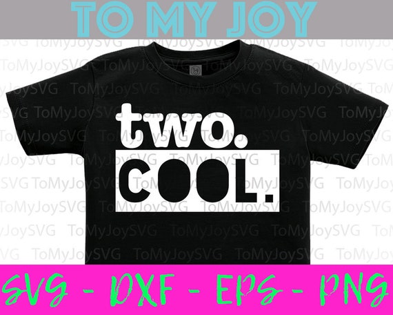 Download Two Cool Birthday Svg Second Birthday 2nd Toddler 2 Year Etsy