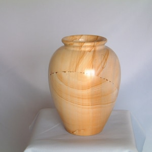 Classic marble teak vase