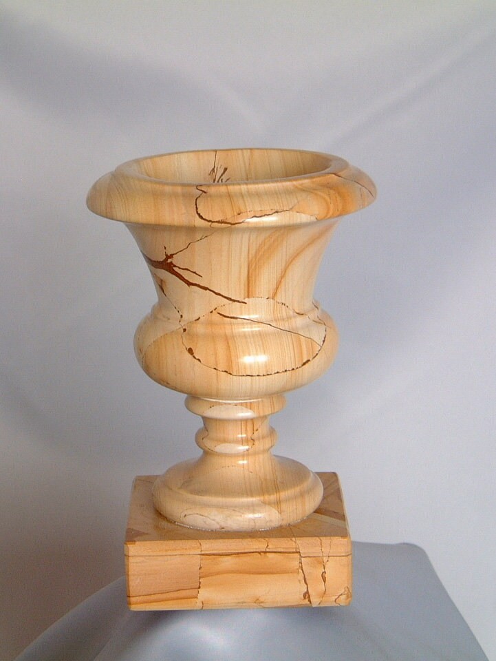 Vase Médicis Marbre Teck