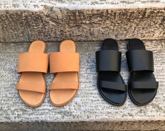 Genuine Leather Greek Sandals, Comfortable Anatomical Shoes