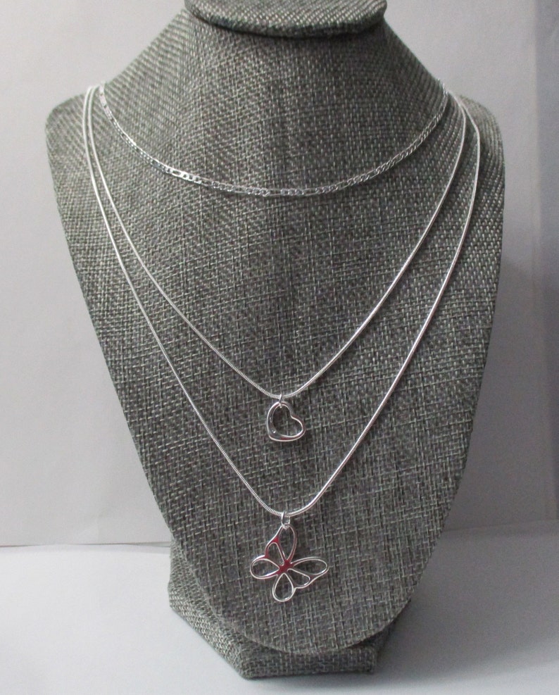Layer Necklace Set Set of 3 Necklaces Sterling Necklaces Layered Necklace Set Many Styles