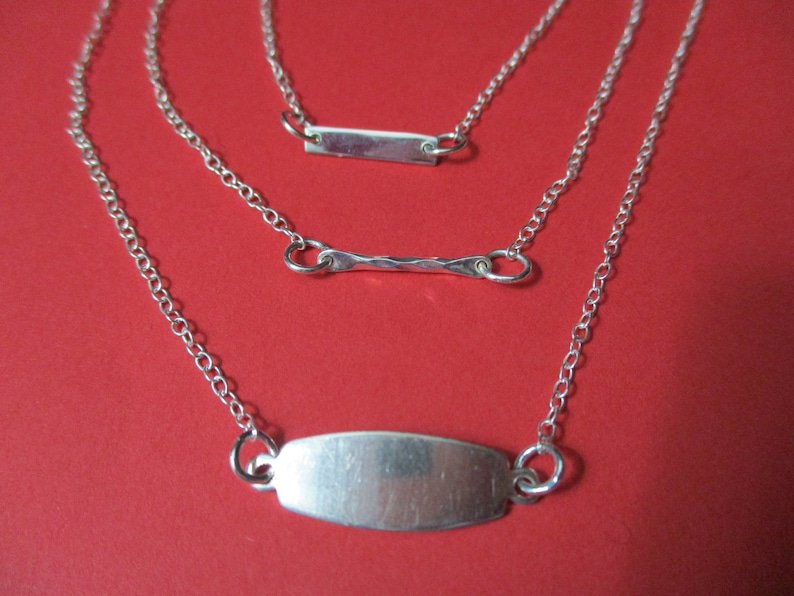 Layer Necklace Set Set of 3 Necklaces Sterling Necklaces Layered Necklace Set Many Styles