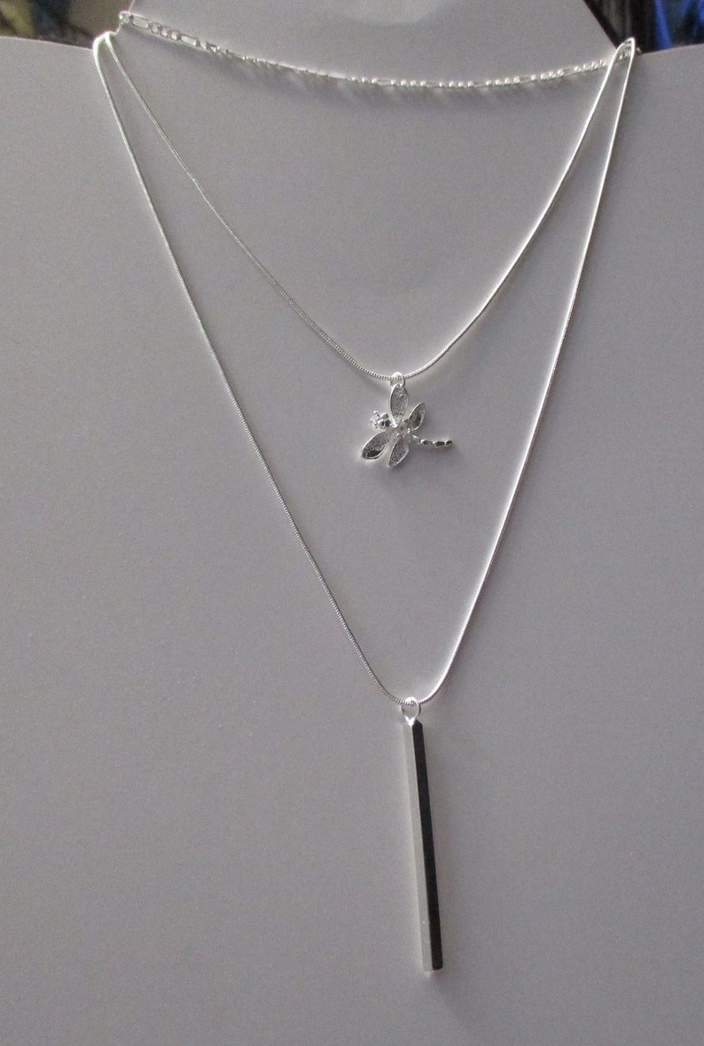 Layer Necklace Set Set of 3 Necklaces Sterling Necklaces Layered Necklace Set Many Styles