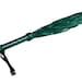 Flog BDSM leather flogger martinet small whip 13.8'' mdb
