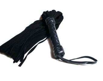 Floggers real leather whips floggers very soft suede equestrian whips 17.7in flogging handmade.