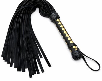 Suede Leather Flogger, Handmade Soft Whip, Gentle Impact Tool, Beginner Friendly, Cosplay Accessory