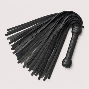 Leather Flogger Heavy 50 Tails Handmade image 1