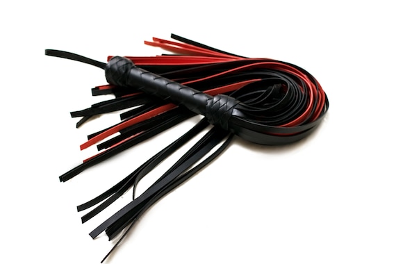 Leather Flogger, Handmade Impact Play Whip for Cosplay, Party, and Valentines Gift