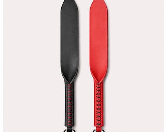 Leather Spanking Paddle, Italian Tawse Impact Tool