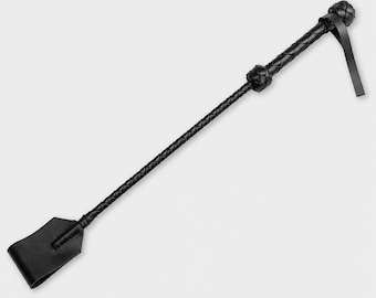 Braided Leather Riding Crop Handmade.